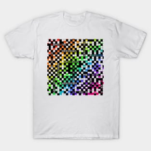 Checkers rainbow T-Shirt